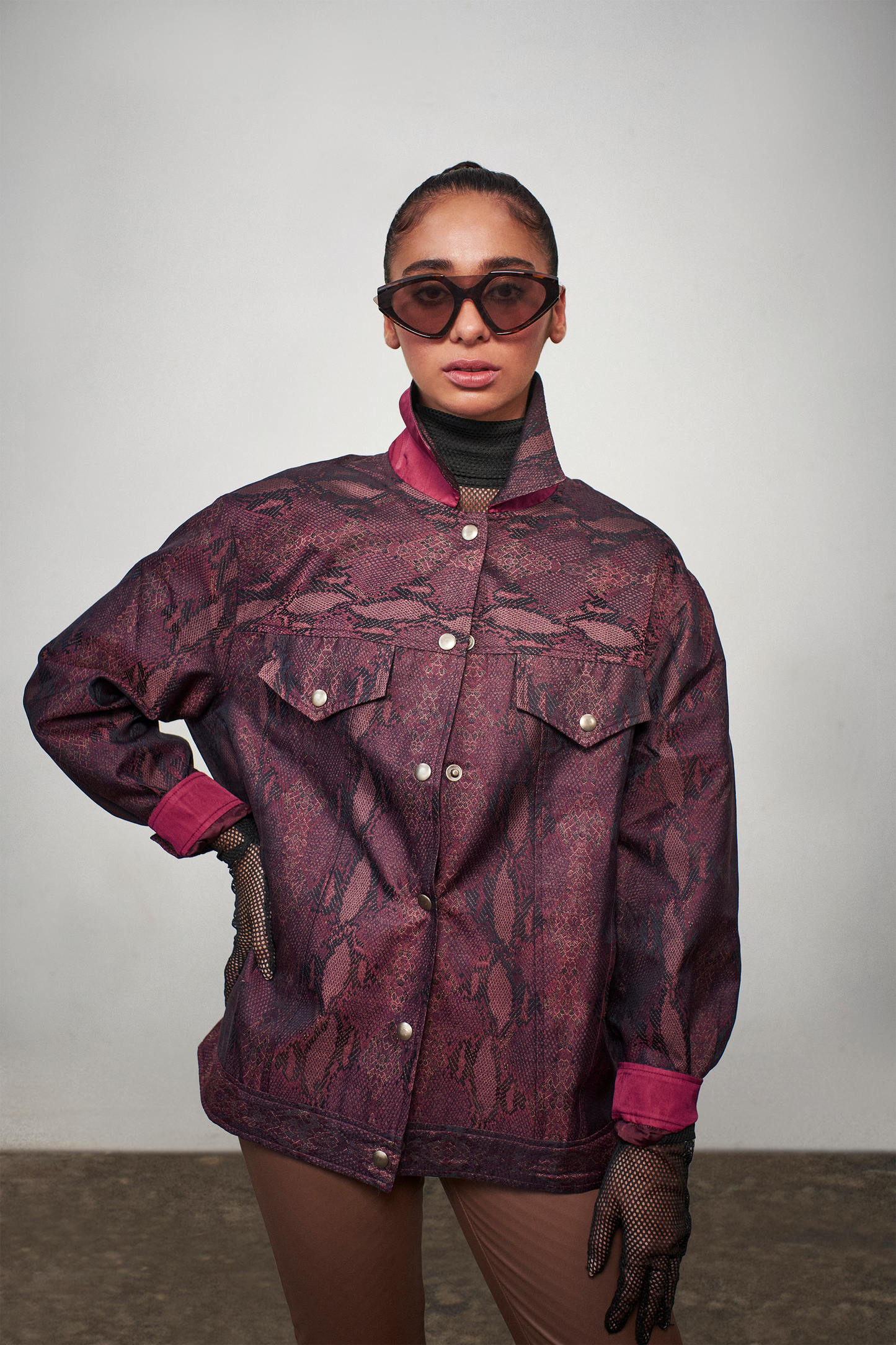 Wine Cobra Jacket